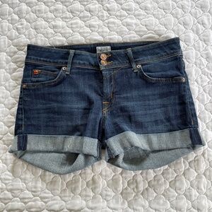 Hudson Croxley Mid Thigh Denim Shorts Size 27